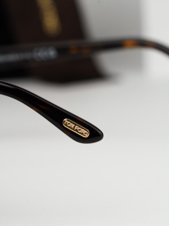 Tom Ford HANLEY Women Sunglasses Havana Brown Gradient Round FT1034/S 52F NEW main image 4